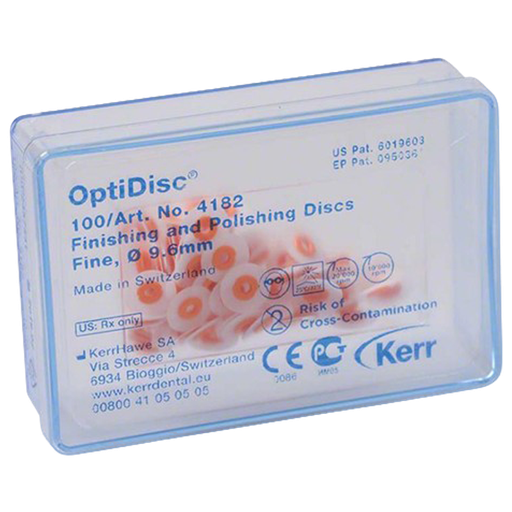 [KR 4182] PULIDOR DE RESINA OPTIDISC 9.6MM FINO 100 UNIDADES