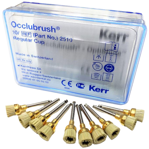 [KR 2510] PULIDOR DE RESINA OCCLUBRUSH COPA REGULAR (10 PIEZAS)