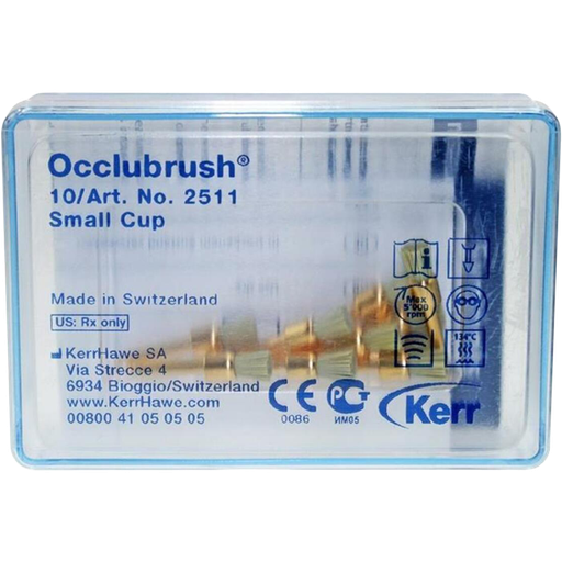 [KR 2511] PULIDOR DE RESINA OCCLUBRUSH COPA SMALL (10 PIEZAS)